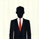 Illustration of a stylish person icon.